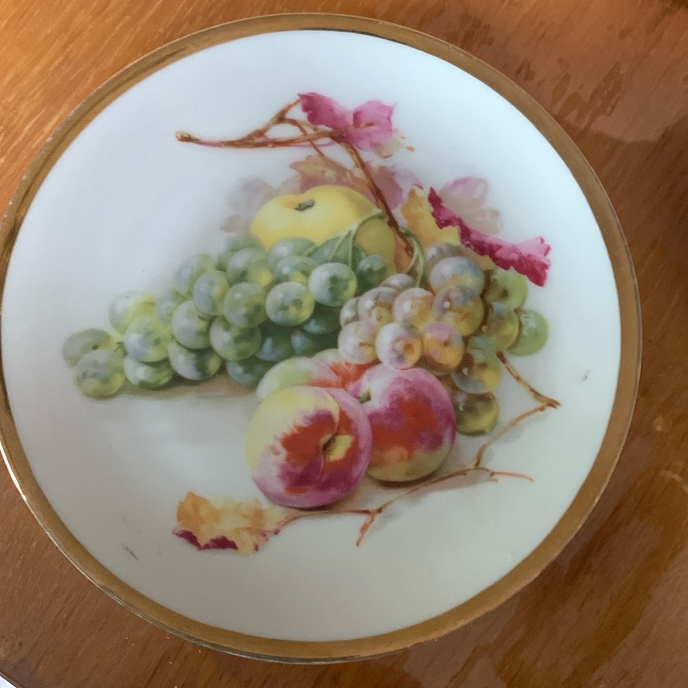 Antique Z. S. & Co  Fruit Plate, 9 Inch, Bavaria